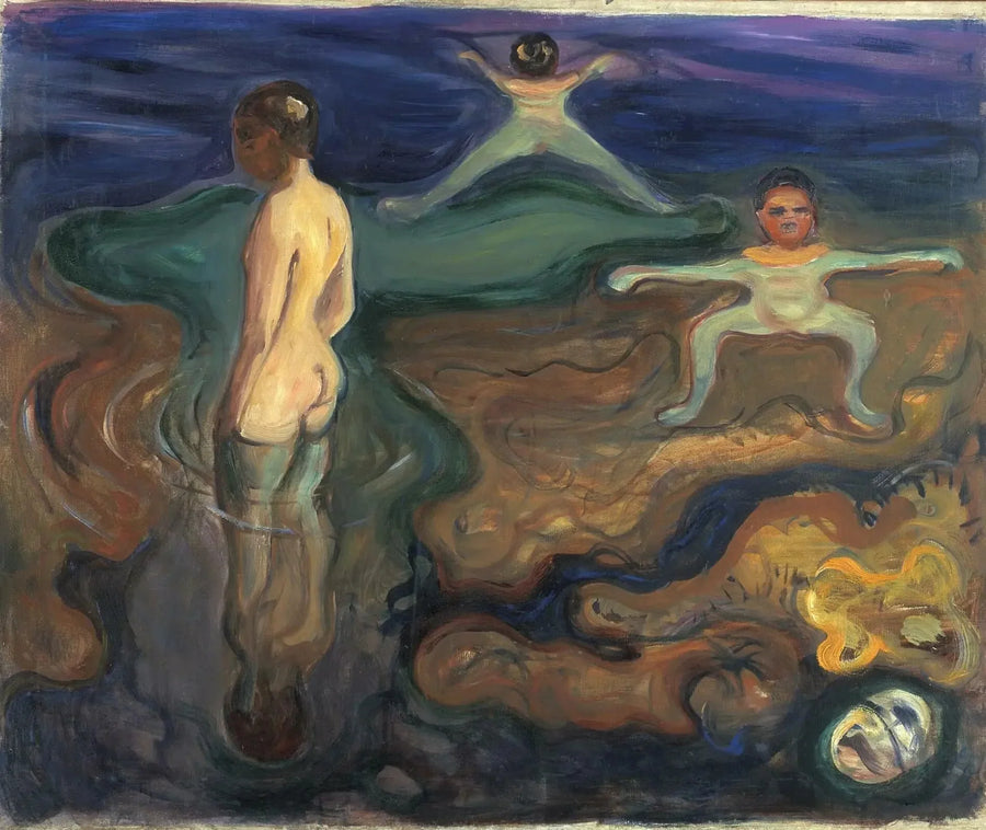 Die badenden Jungen - Edvard Munch
