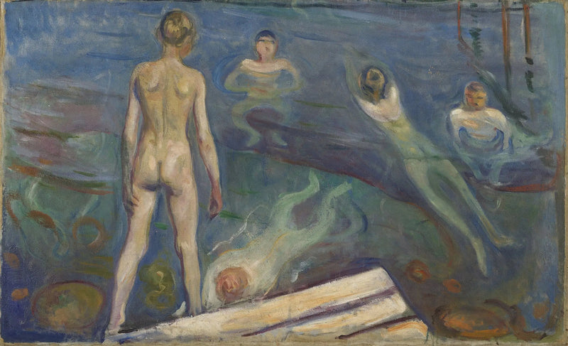 Die badenden Jungen - Edvard Munch