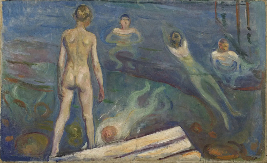 Die badenden Jungen - Edvard Munch