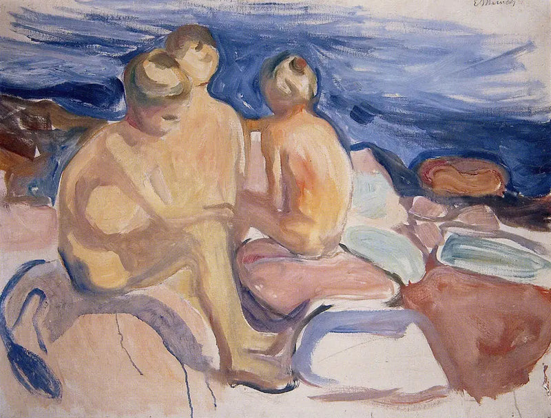 Die badenden Jungen - Edvard Munch