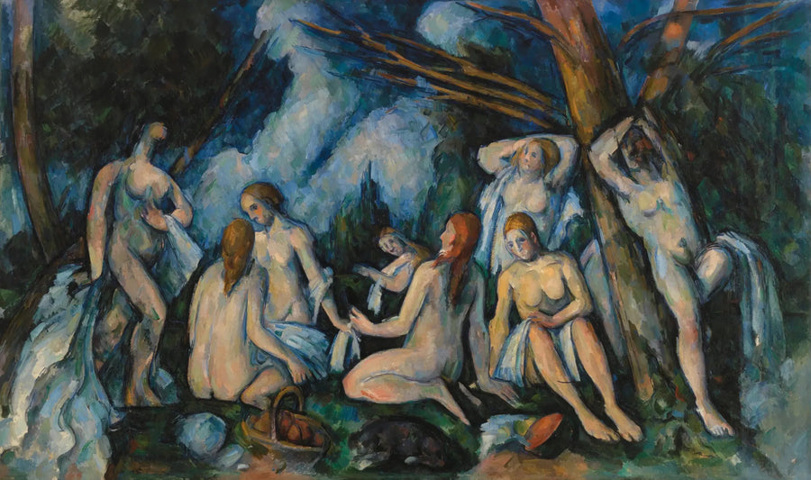 Die großen Badenden - Paul Cézanne