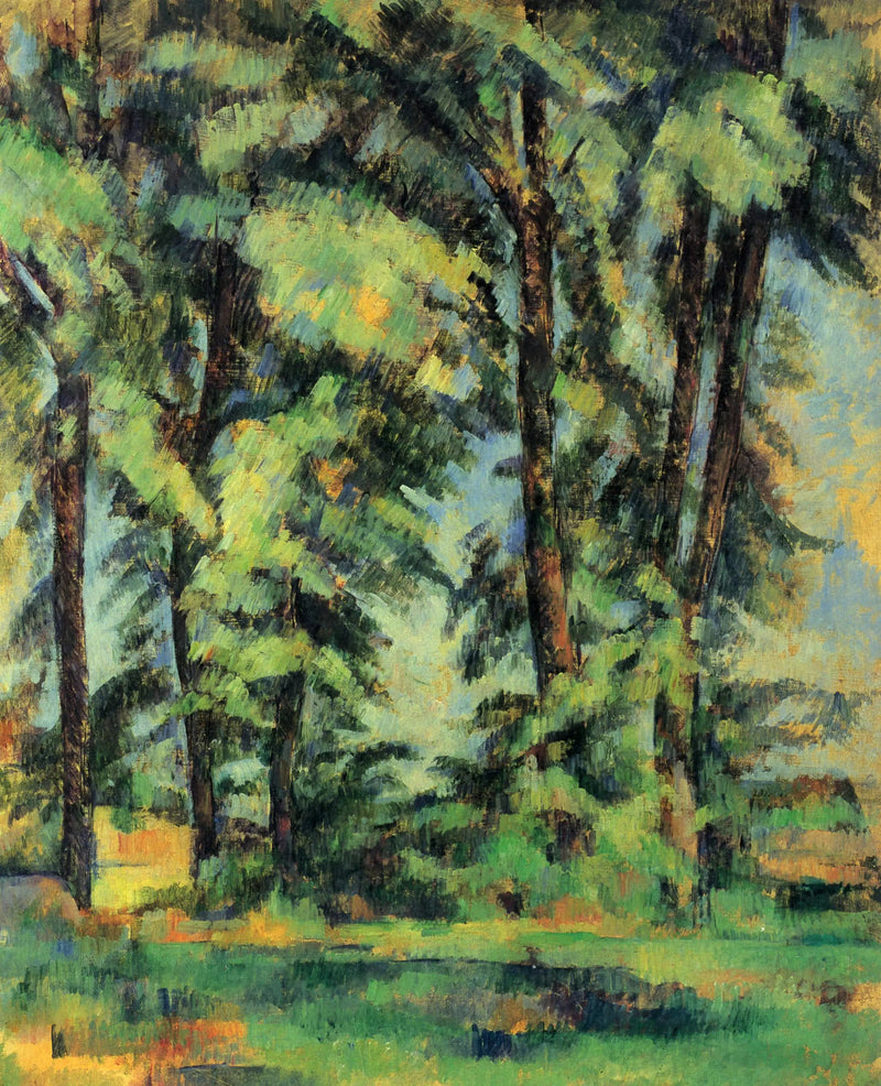 Die großen Bäume am Jas de Bouffan - Paul Cézanne