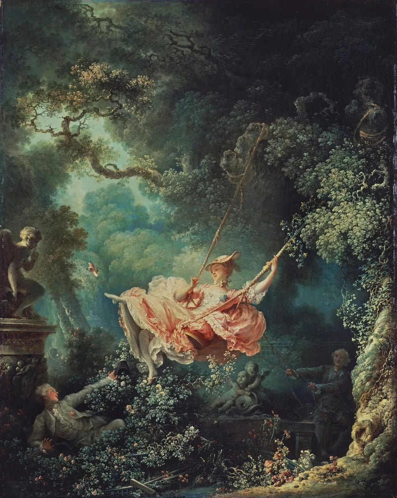 Die glücklichen Zufälle des Schaukelstuhls - Jean-Honoré Fragonard