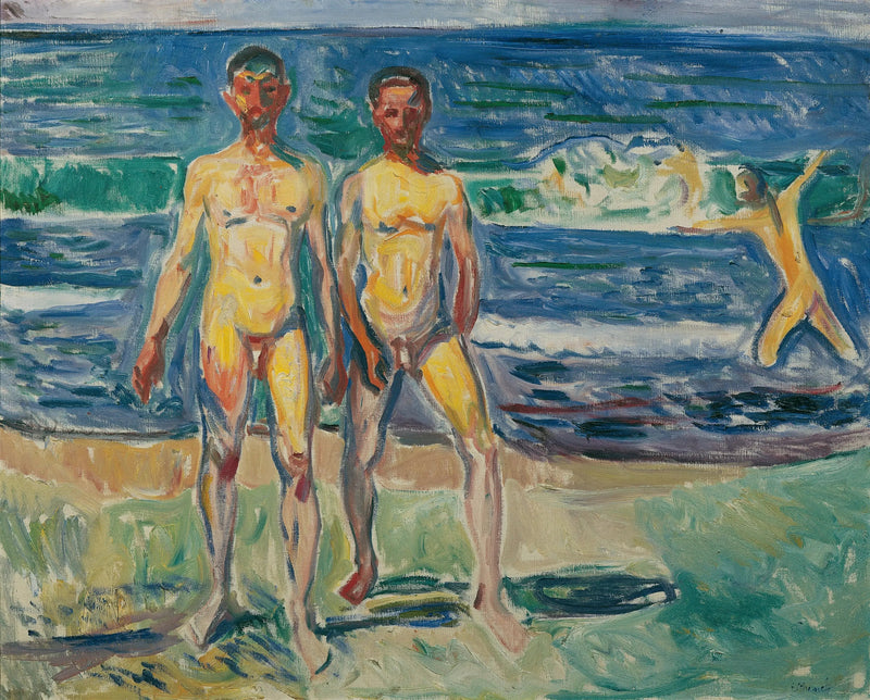 Die badenden Männer - Edvard Munch