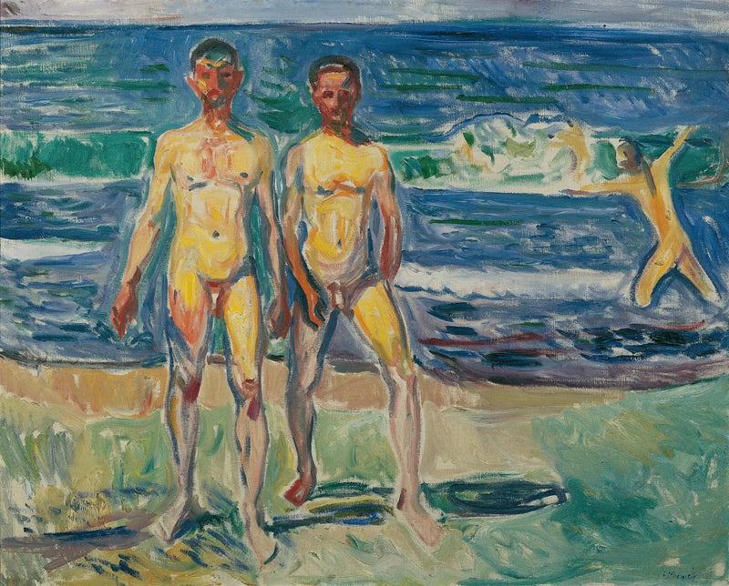 Die badenden Männer - Edvard Munch