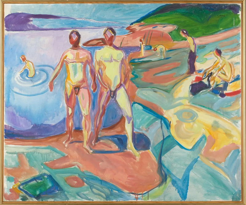Die badenden Männer - Edvard Munch