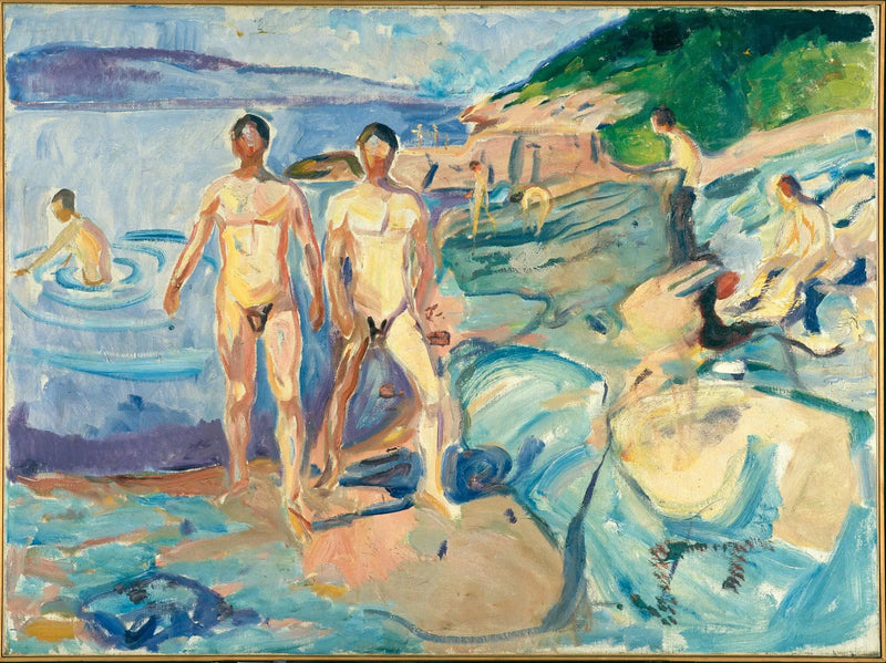 Die badenden Männer - Edvard Munch