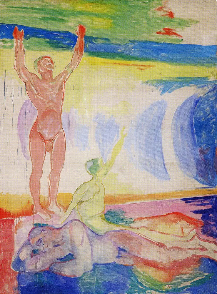 Die Männer wachen auf - Edvard Munch