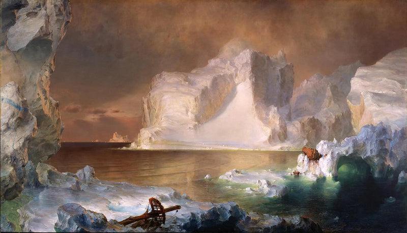 Die Eisberge - Frederic Edwin Church