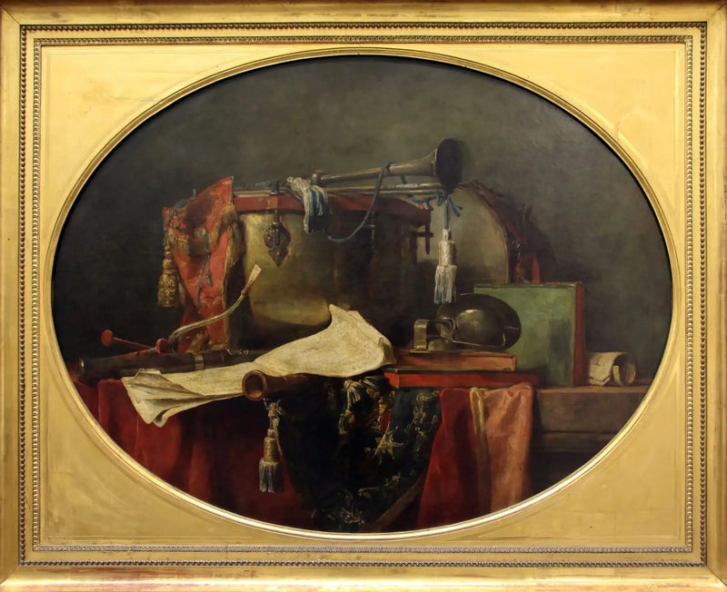 Die Instrumente der Militärmusik - Jean Siméon Chardin