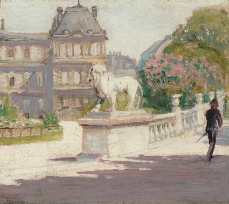 Die Gärten des Luxembourg - Grant Wood