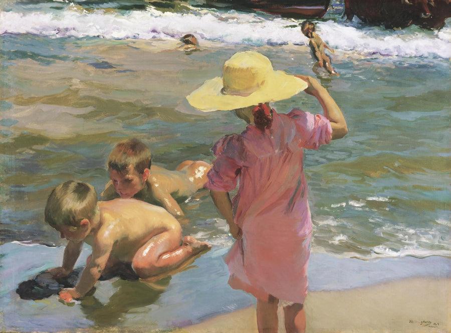 Die jungen Amphibien - Joaquín Sorolla