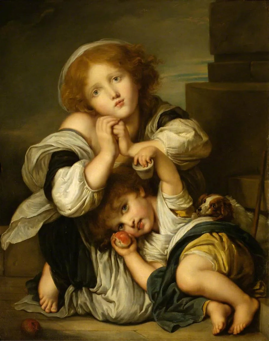 Die jungen Bettler - Jean-Baptiste Greuze