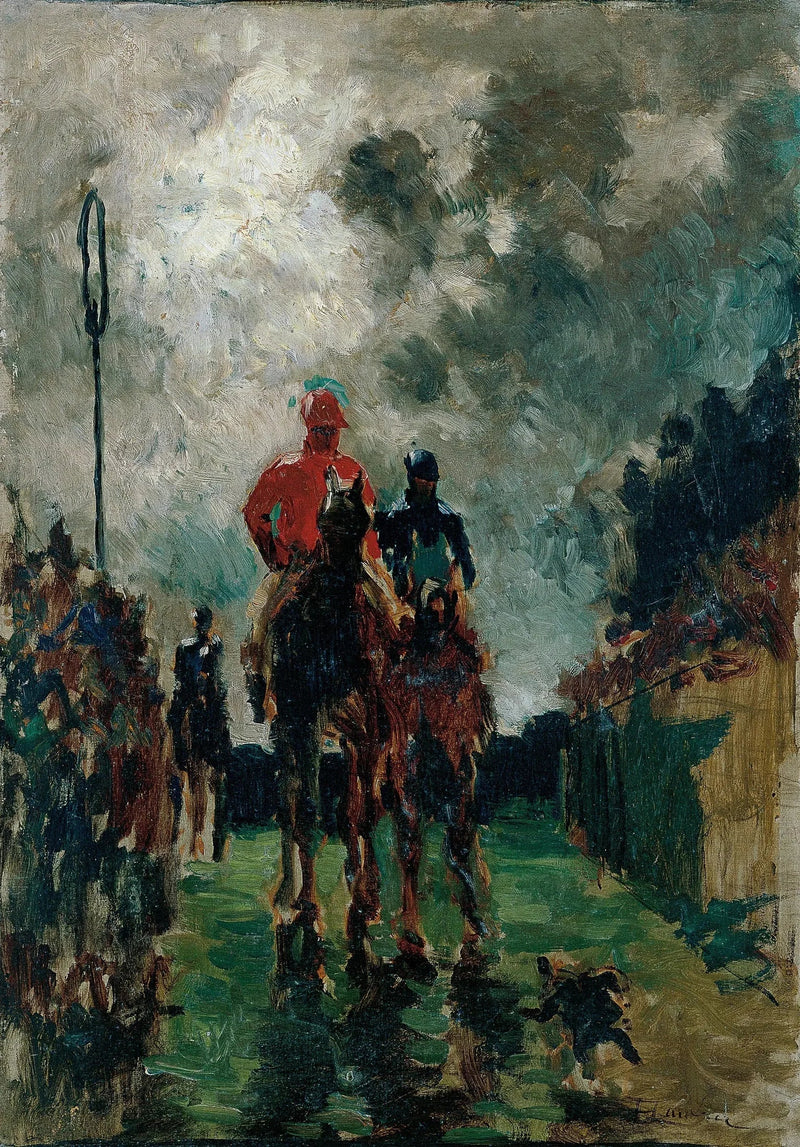 Die Jockeys - Henri de Toulouse-Lautrec