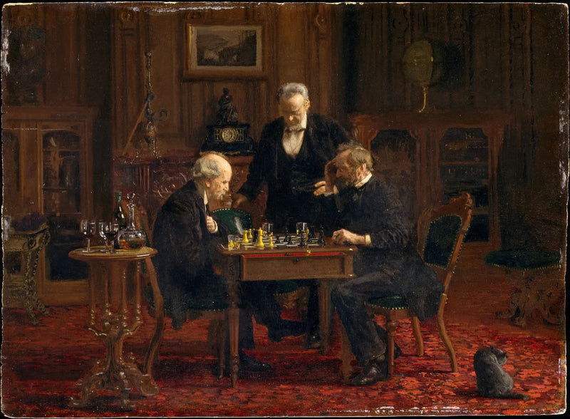 Die Schachspieler - Thomas Eakins