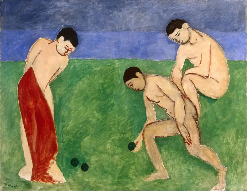 Die Boulespieler - Henri Matisse