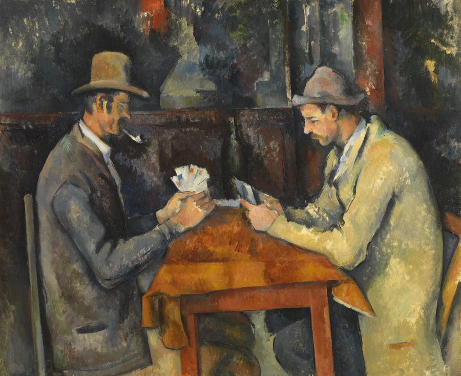 Die Kartenspieler - Paul Cézanne