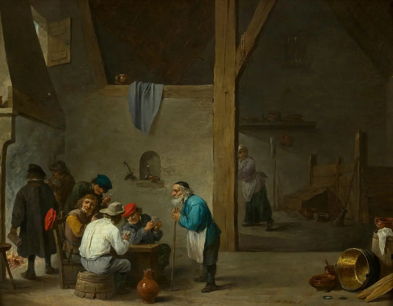 Die Kartenspieler - David Teniers der Jüngere