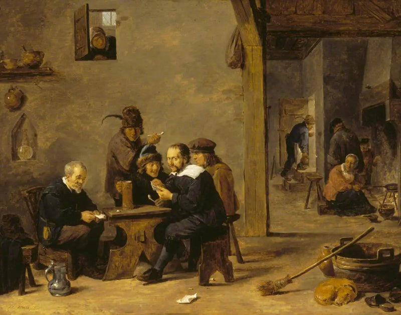 Die Kartenspieler - David Teniers der Jüngere