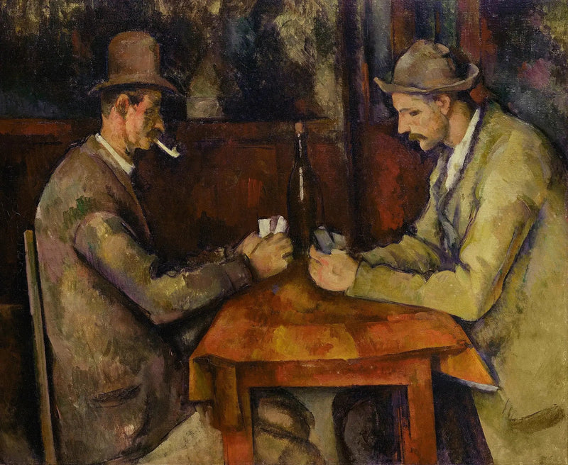 Die Kartenspieler - Paul Cézanne