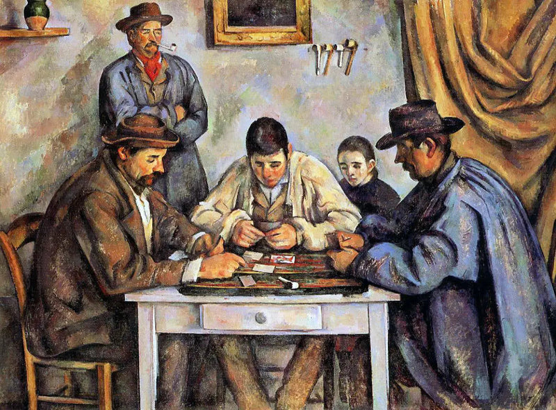 Die Kartenspieler - Paul Cézanne