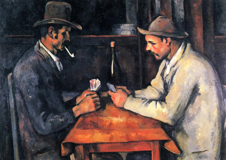 Die Kartenspieler - Paul Cézanne