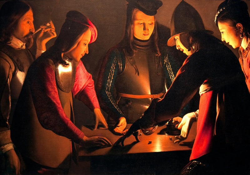 Die Würfelspieler - Georges de La Tour