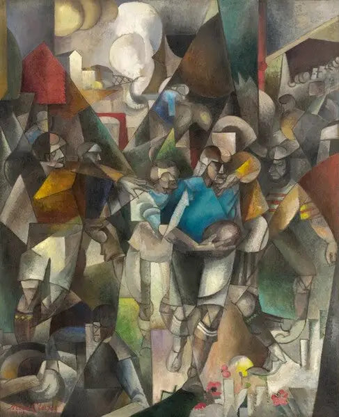 Die Fußballspieler - Albert Gleizes