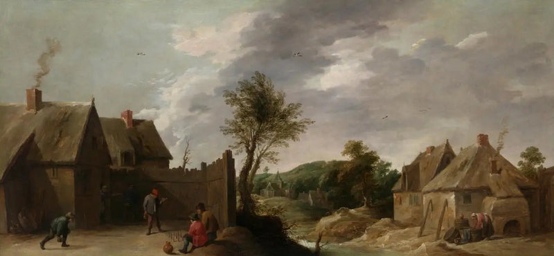 Die Kegelspieler - David Teniers der Jüngere