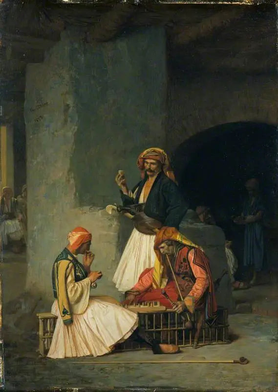 Die Spieler des Drafts - Jean-Léon Gérôme