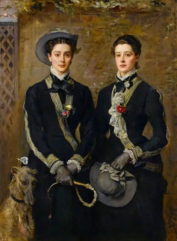 Die Ferngläser, Kate und Grace Hoare - John Everett Millais