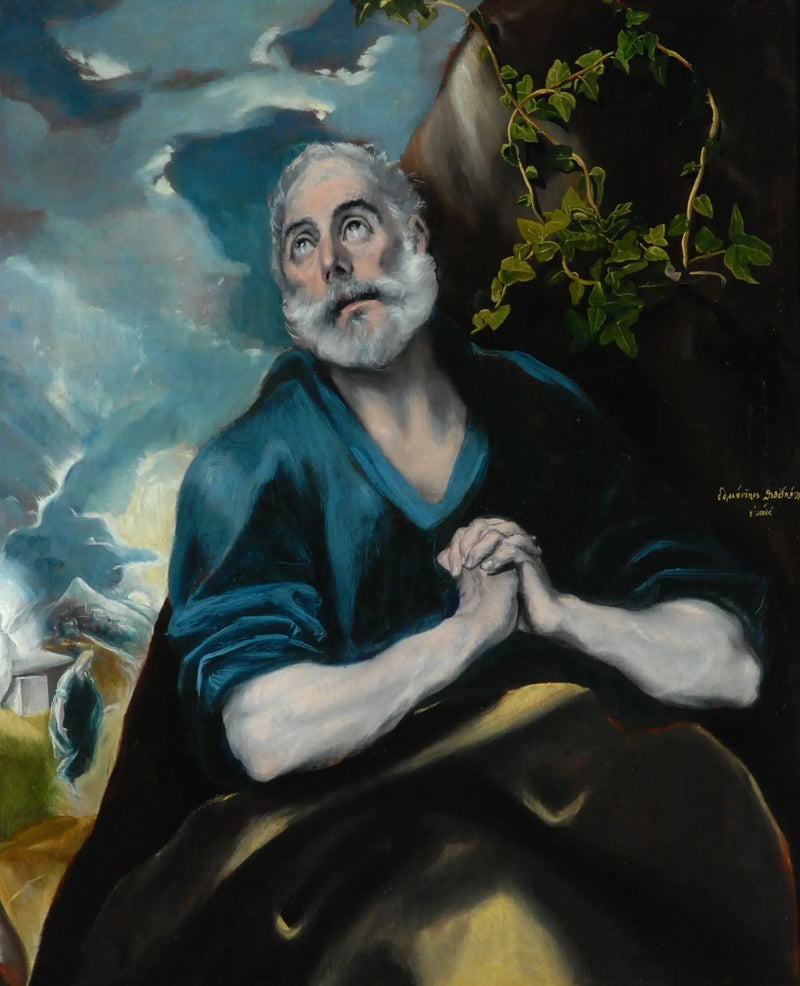 Die Tränen des heiligen Petrus - El Greco