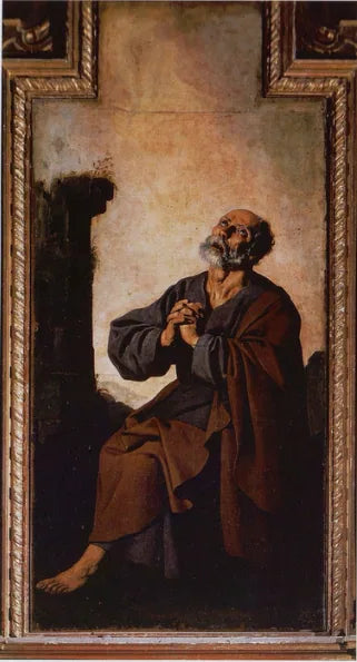 Die Tränen des heiligen Petrus - Francisco de Zurbarán