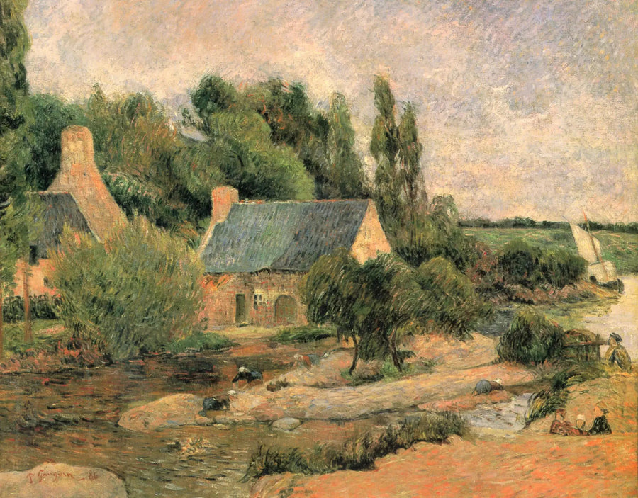 Die Waschfrauen von Pont-Aven - Paul Gauguin