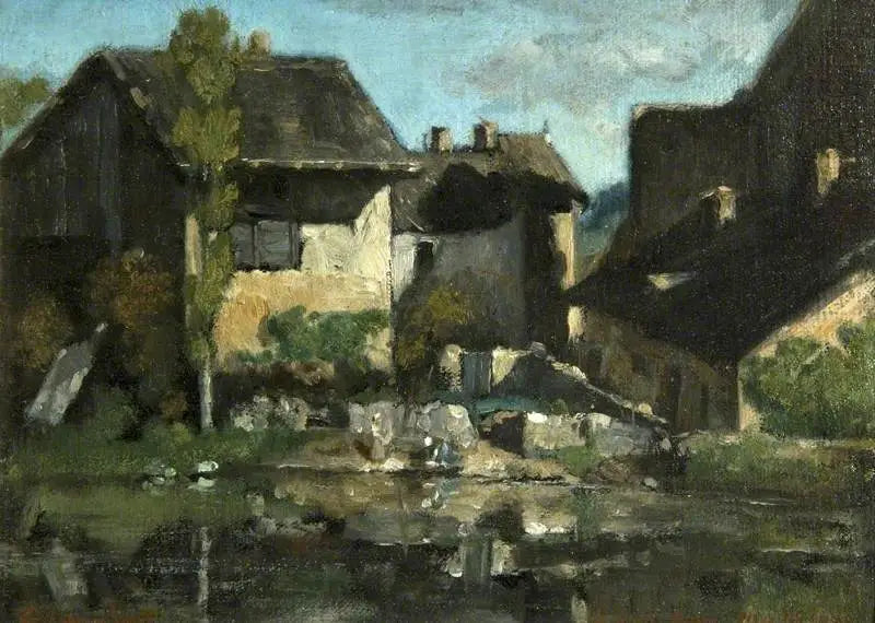 Die Wäscherinnen - Gustave Courbet