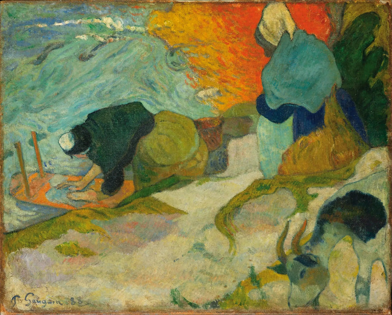 Die Waschfrauen von Arles - Paul Gauguin