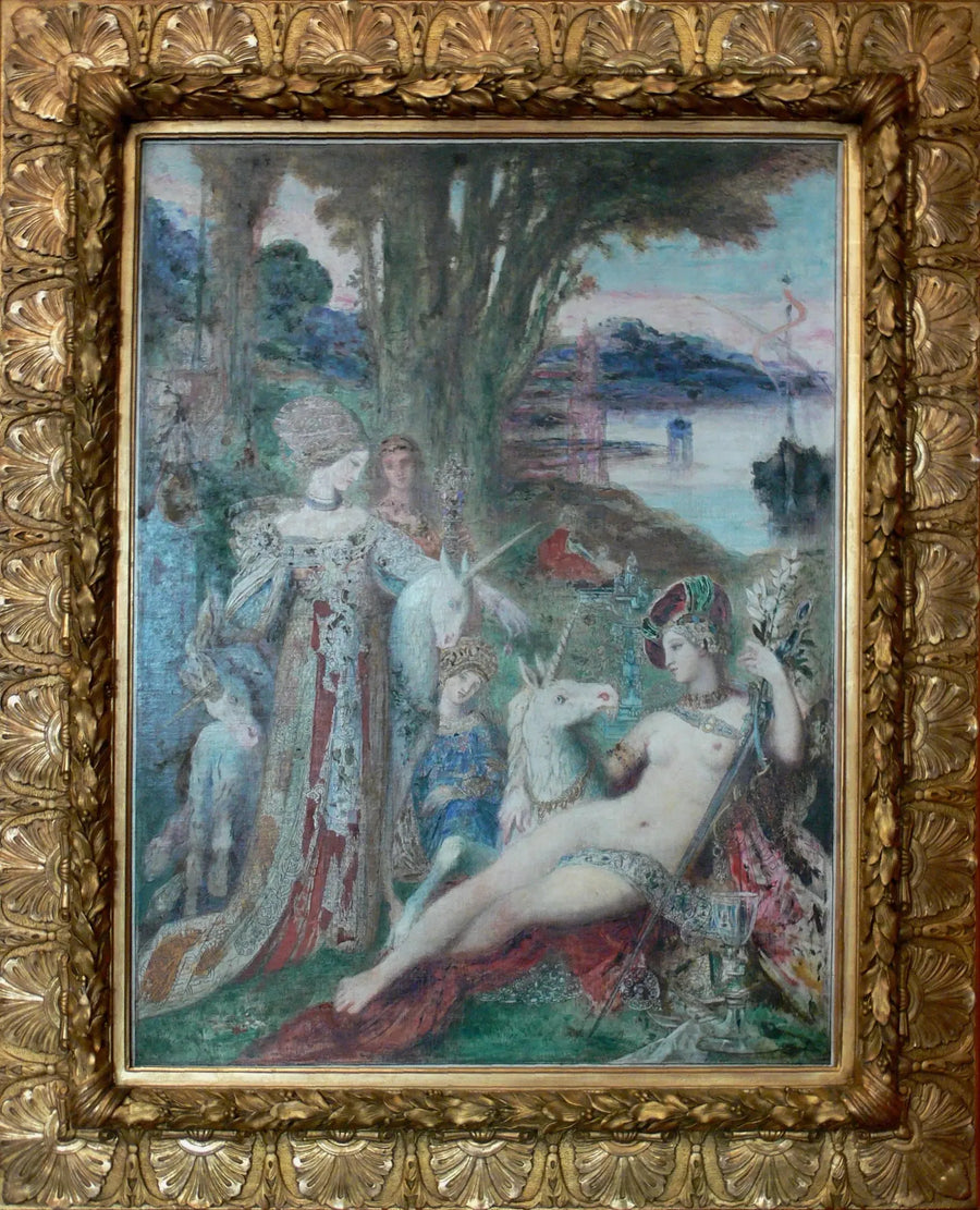 Die Einhörner - Gustave Moreau