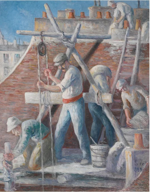 Die Maurer - Maximilien Luce