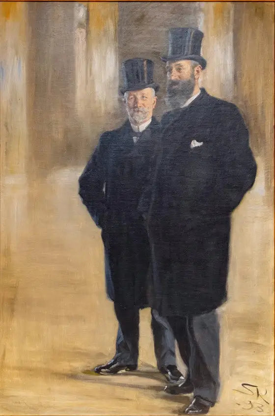 Die Händler Th. Wessel und Emil Vett - Peder Severin Krøyer