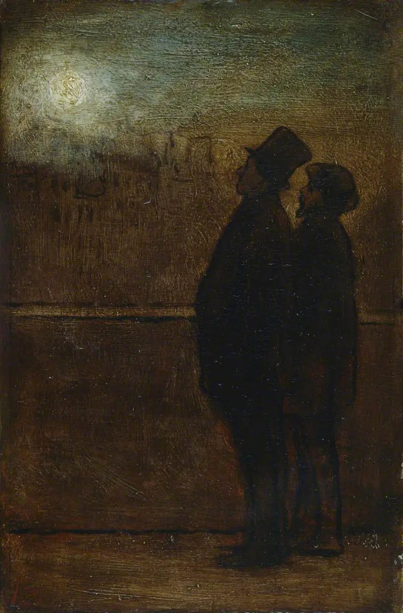 Die Nachtwanderer - Honoré Daumier