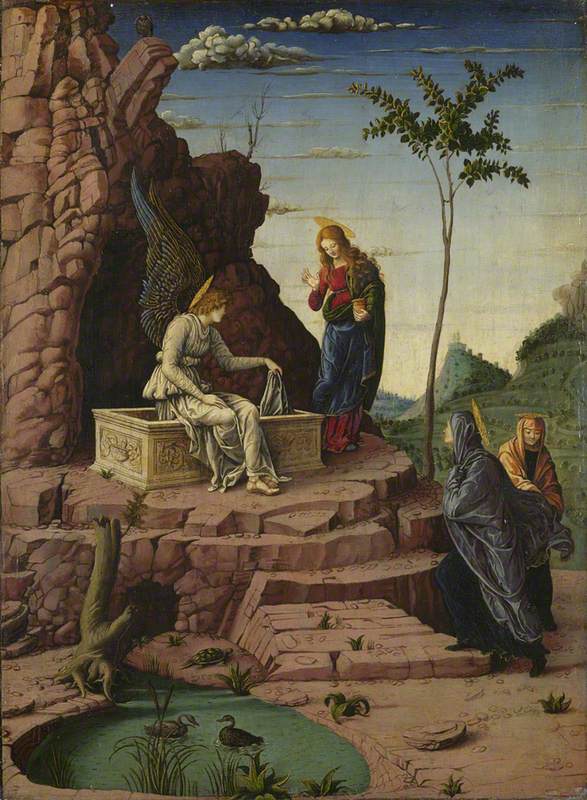 Die Ehefrauen am Grab - Andrea Mantegna