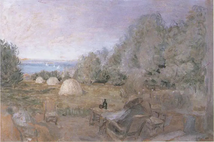 Die Meules im Garten der Funken in Criqueboeuf - Édouard Vuillard