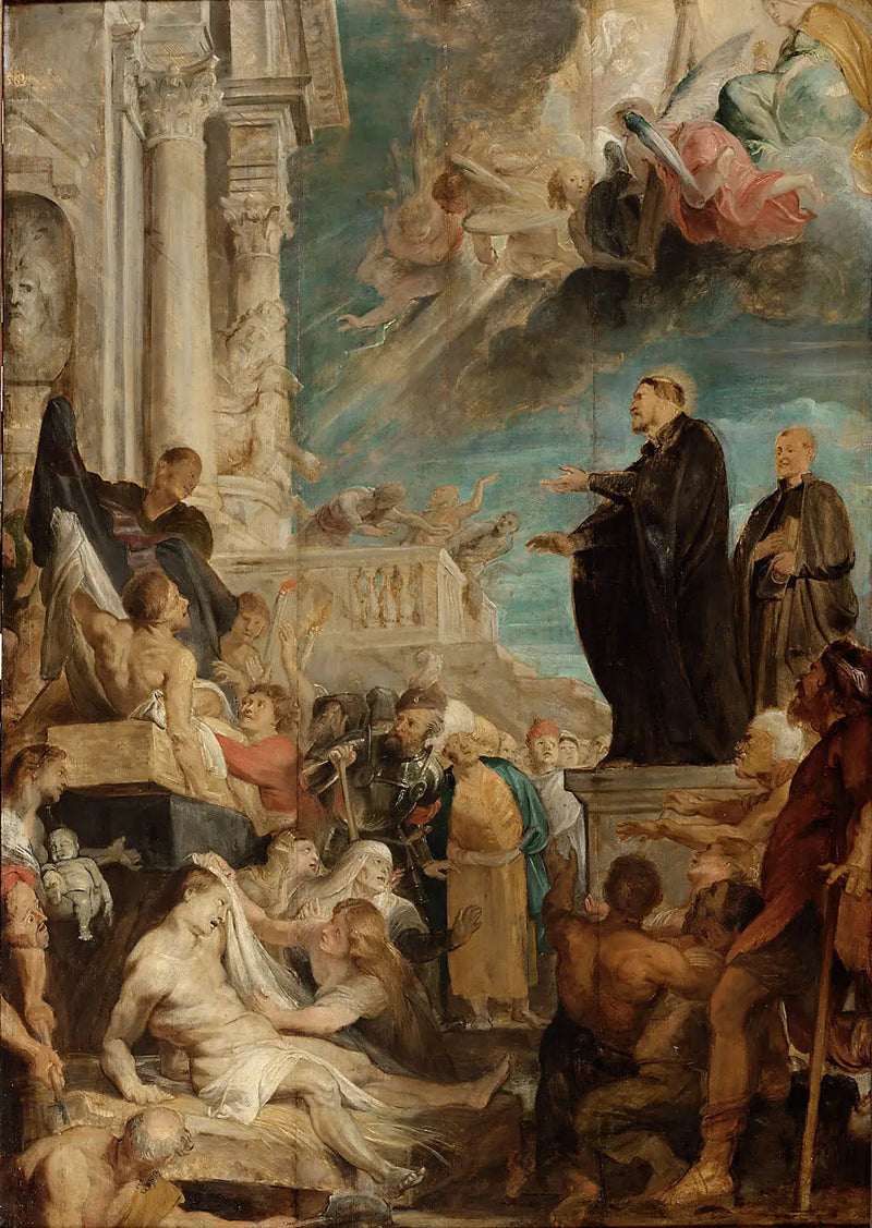 Die Wunder des heiligen Franziskus Xavier, Modello - Peter Paul Rubens