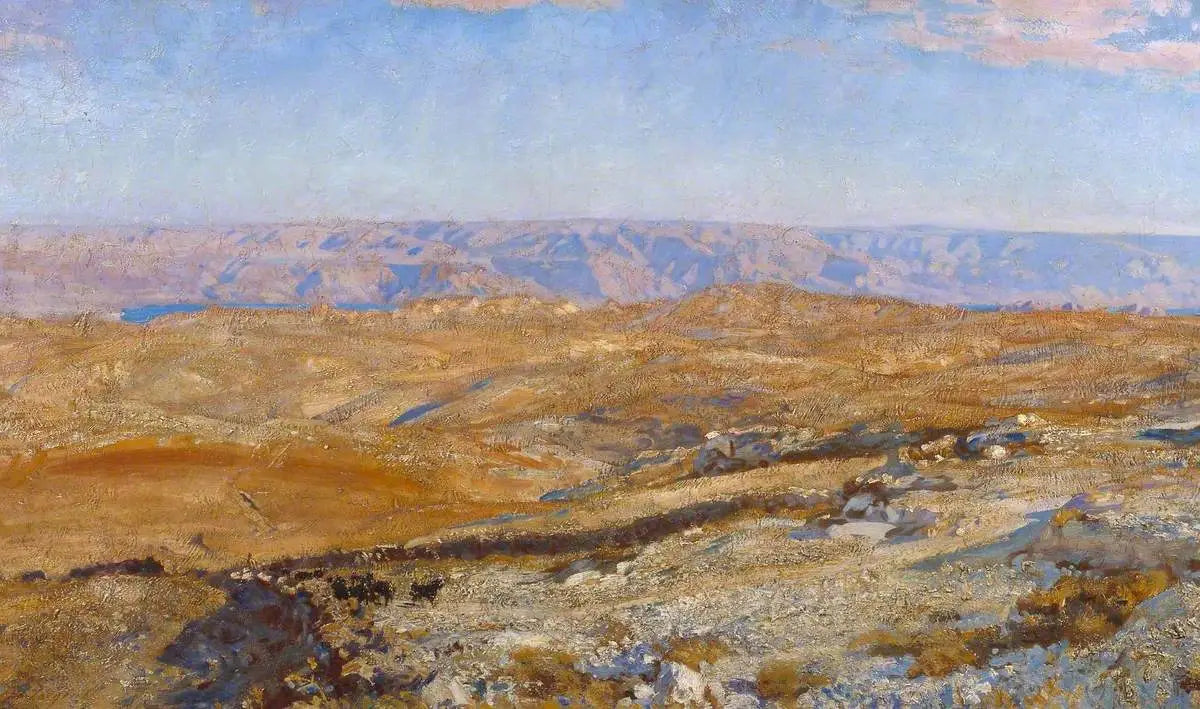 Les montagnes de Moab - John Singer Sargent image 1 reproduction artisanale de tableau