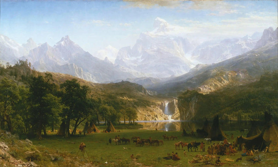 Die Rocky Mountains - Albert Bierstadt