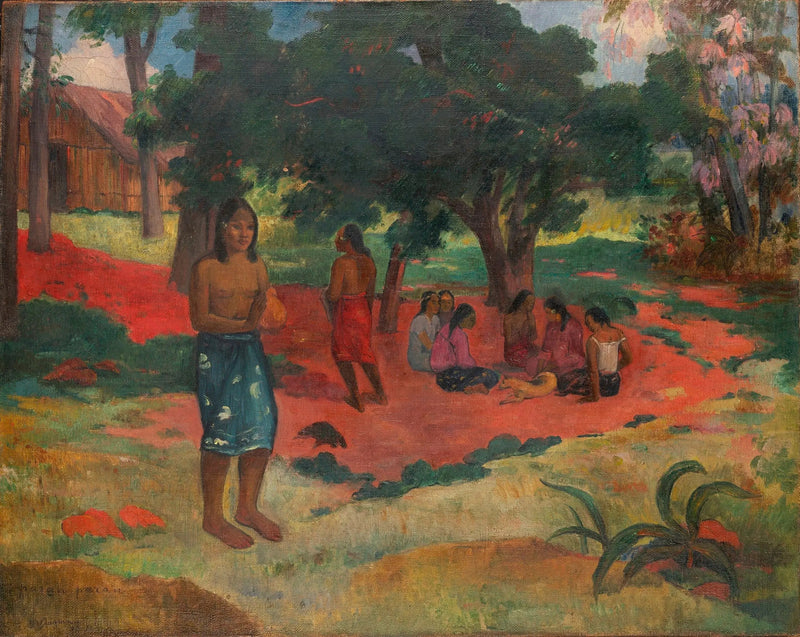 Die geflüsterten Worte - Paul Gauguin