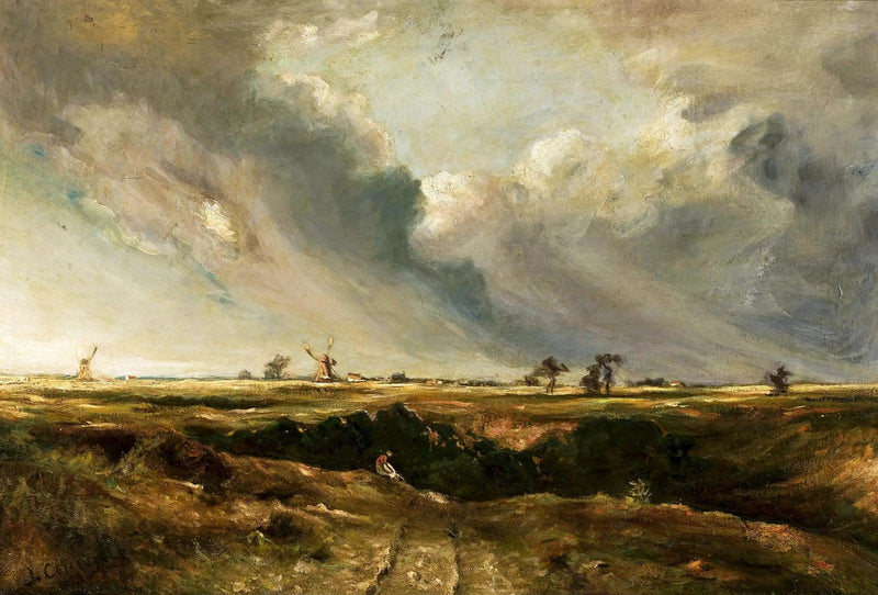 Die Mühlen in der Landschaft. - John Constable