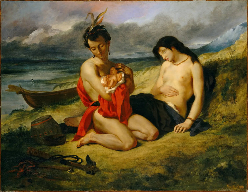 Die Natchez - Eugène Delacroix