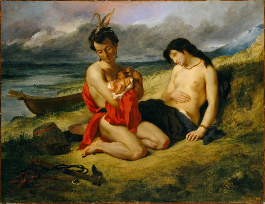 Die Natchez - Eugène Delacroix