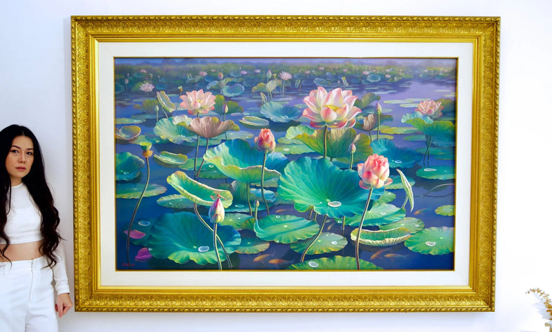 Die Seerosen II | 160 x 100 cm